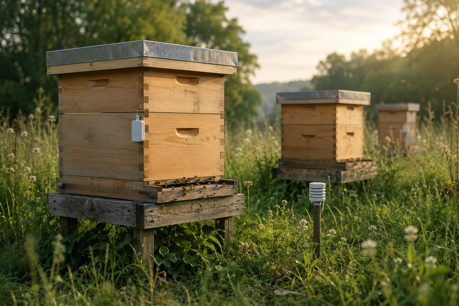 WaggleNet - inside and outside the hive monitoring